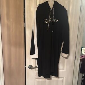 DKNY Black and White Dress